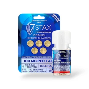 7 Stax 7-Hydroxymitragynine Blue Razz 100mg Tablet