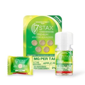 7 Stax 7-Hydroxymitragynine Tablets Apple Pie 80mg Per Tablet