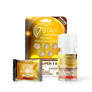 7 Stax 7-Hydroxymitragynine Tablets Banana 100mg Per Tablet
