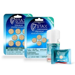 7 Stax 7-Hydroxymitragynine Tablets Spearmint 30mg Per Tablet