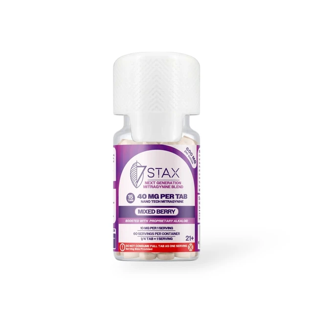 7 Stax Next Generation Nano Tech Mitragynine Blend Mixed Berry 40mg Tablet